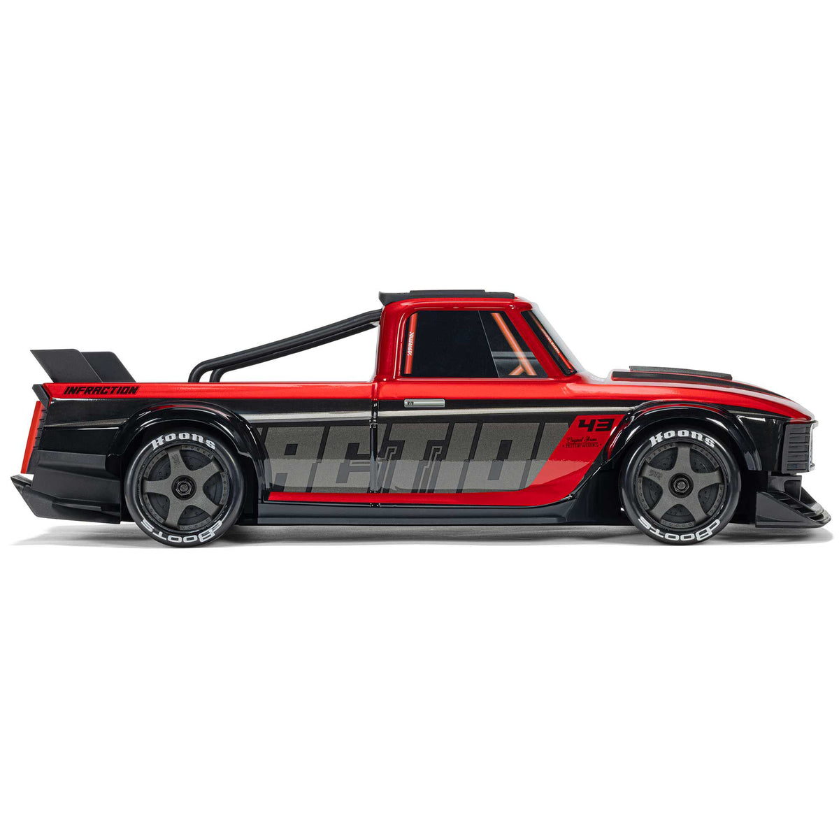 1/12 INFRACTION GROM 3S 4X4 Ready-To-Run Brushless All-Road Street Bash (Battery & Charger Included), Red/Black