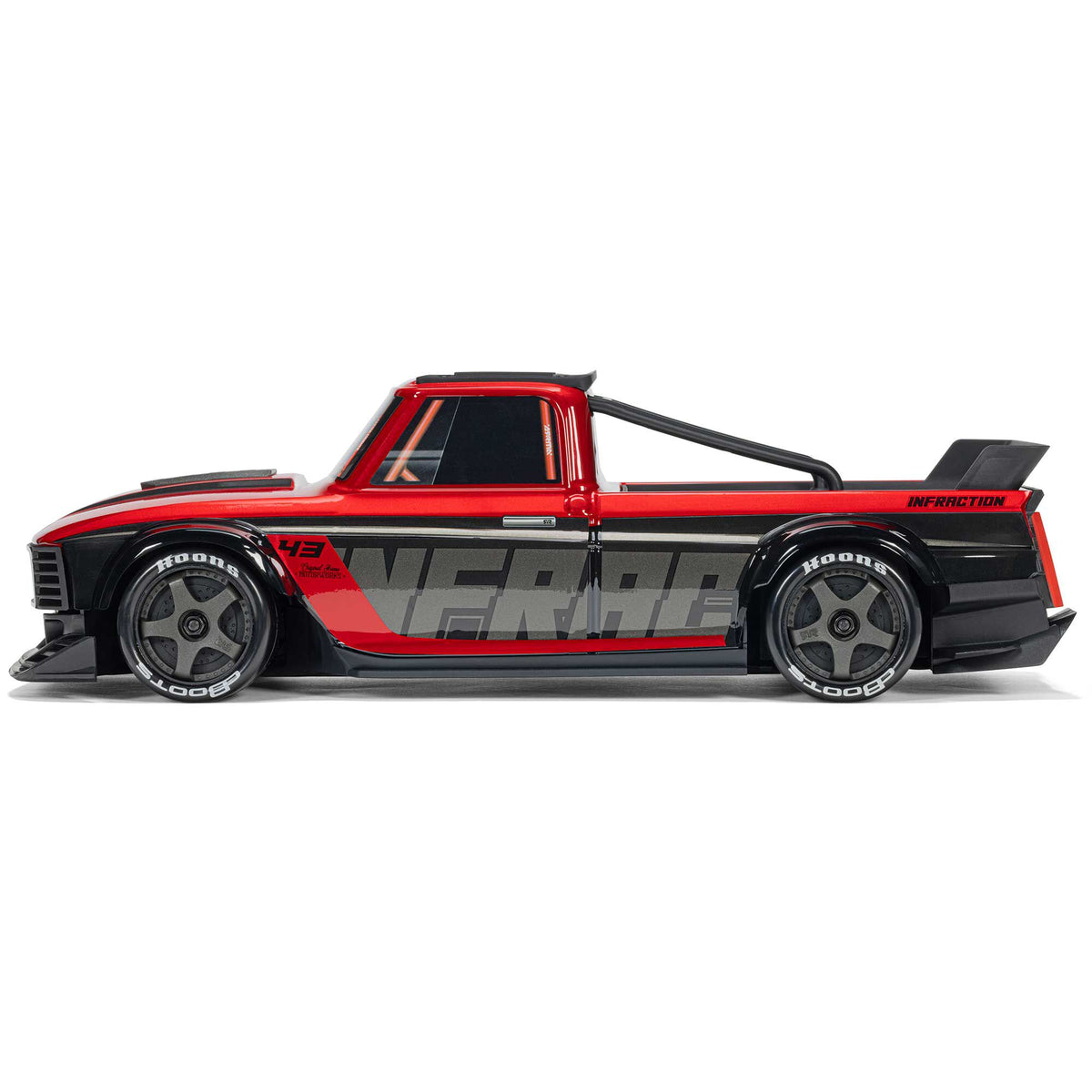 1/12 INFRACTION GROM 3S 4X4 Ready-To-Run Brushless All-Road Street Bash (Battery & Charger Included), Red/Black