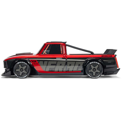 1/12 INFRACTION GROM 3S 4X4 Ready-To-Run Brushless All-Road Street Bash (Battery & Charger Included), Red/Black