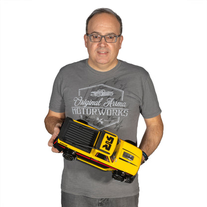 1/12 INFRACTION GROM 3S 4X4 Ready-To-Run Brushless All-Road Street Bash (Battery & Charger Included), Yellow/Black