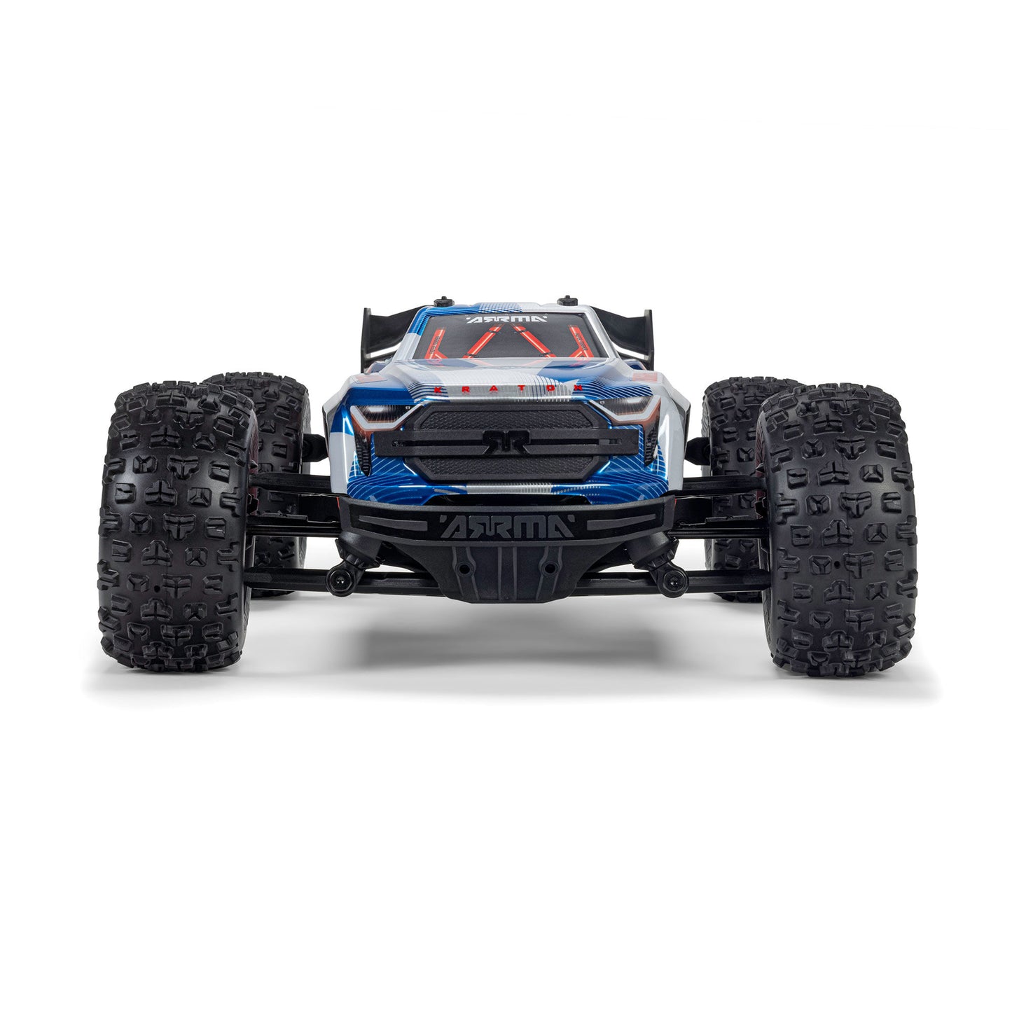 Arrma 1/16 MINI KRATON 3S DSC 4X4 RTR Brushless Speed Truck (Battery & Charger Included), Red/Blue