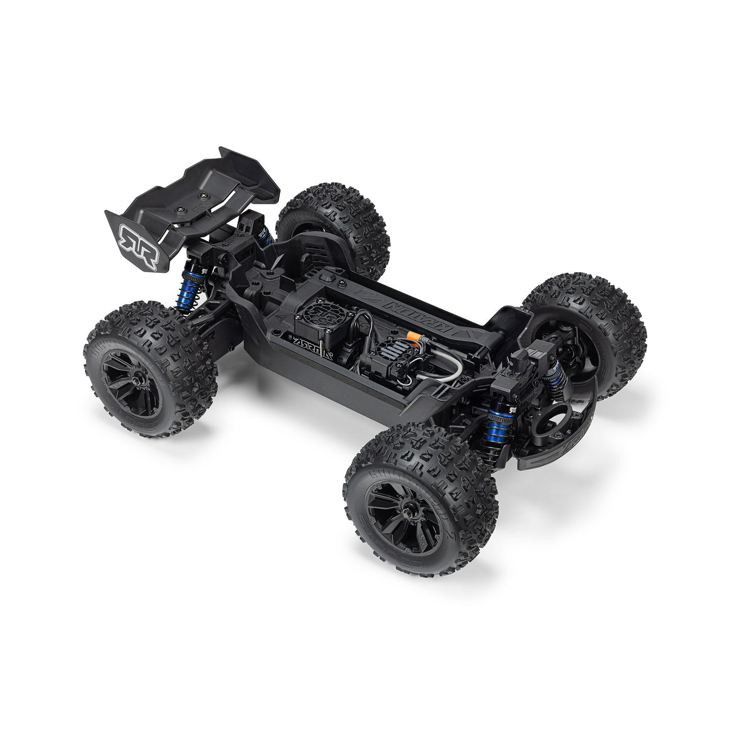 Arrma 1/16 MINI KRATON 3S DSC 4X4 RTR Brushless Speed Truck (Battery & Charger Included), Red/Blue