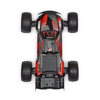 Arrma 1/16 MINI KRATON 3S DSC 4X4 RTR Brushless Speed Truck, Black/Red
