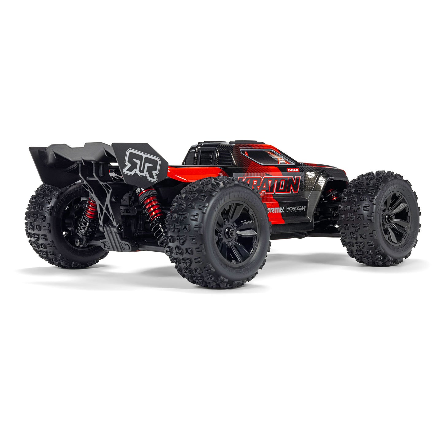 Arrma 1/16 MINI KRATON 3S DSC 4X4 RTR Brushless Speed Truck, Black/Red