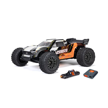 Arrma 1/10 VORTEKS 2WD RTR Brushed Stadium Truck (Battery & Charger Included), Orange