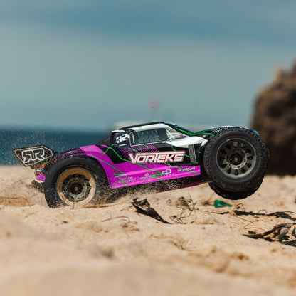 Arrma 1/10 VORTEKS 2WD RTR Brushed Stadium Truck (Battery & Charger Included), Purple