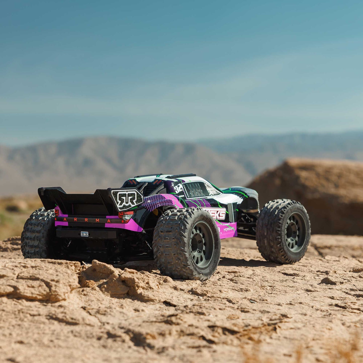 Arrma 1/10 VORTEKS 2WD RTR Brushed Stadium Truck (Battery & Charger Included), Purple