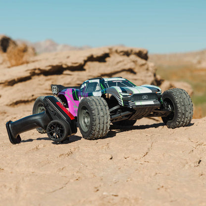Arrma 1/10 VORTEKS 2WD RTR Brushed Stadium Truck (Battery & Charger Included), Purple