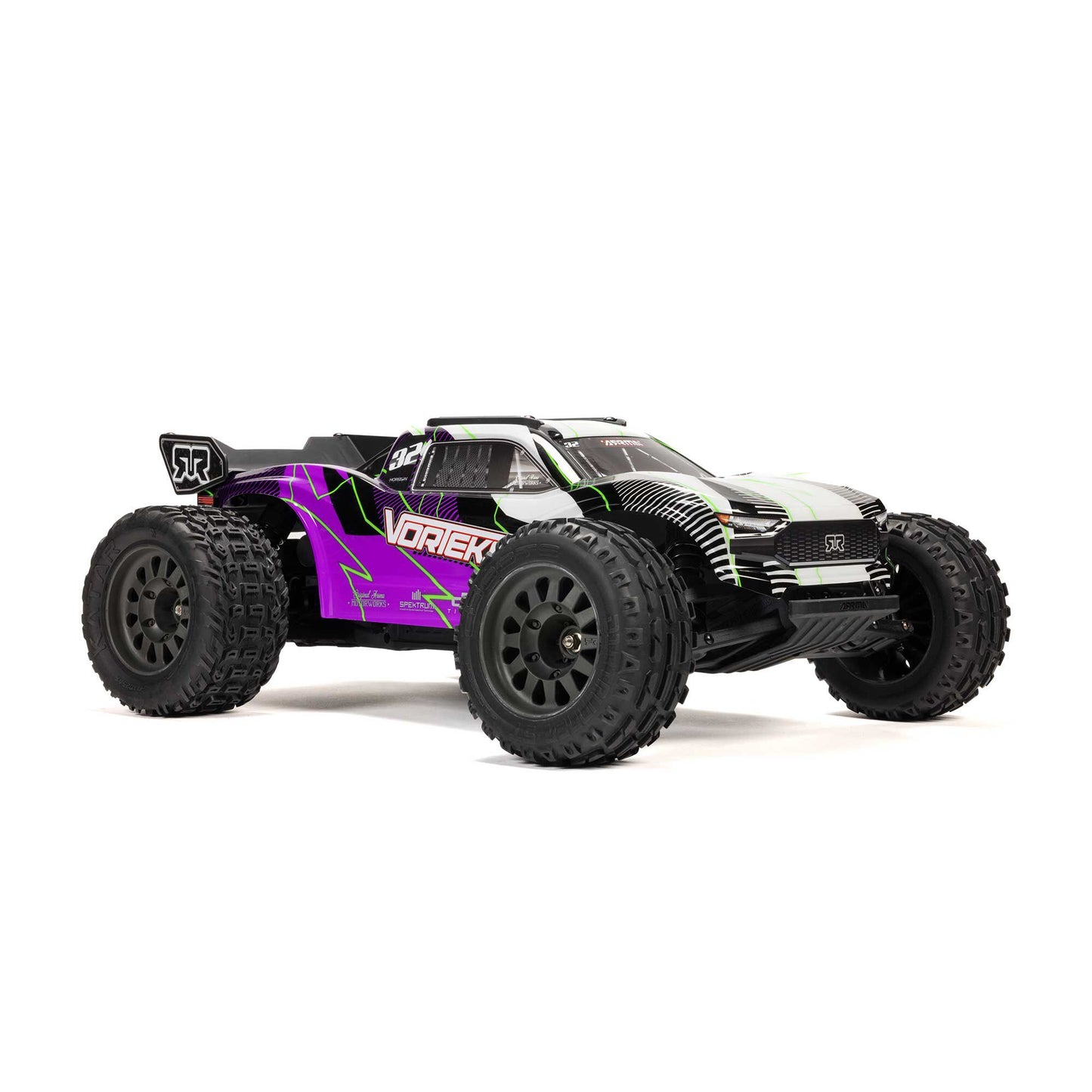 Arrma 1/10 VORTEKS 2WD RTR Brushed Stadium Truck (Battery & Charger Included), Purple