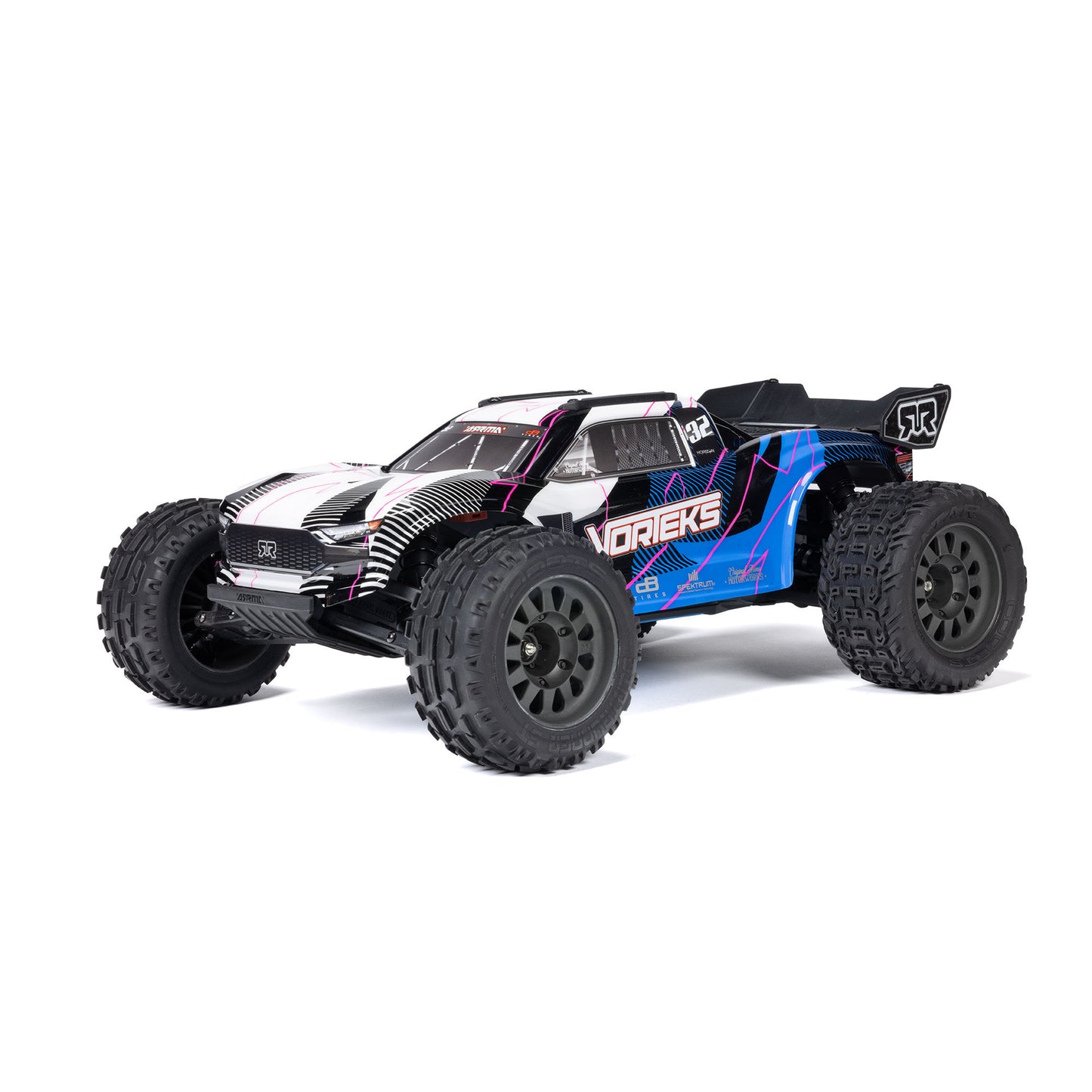 Arrma 1/10 VORTEKS 2WD RTR Brushed Stadium Truck, Blue