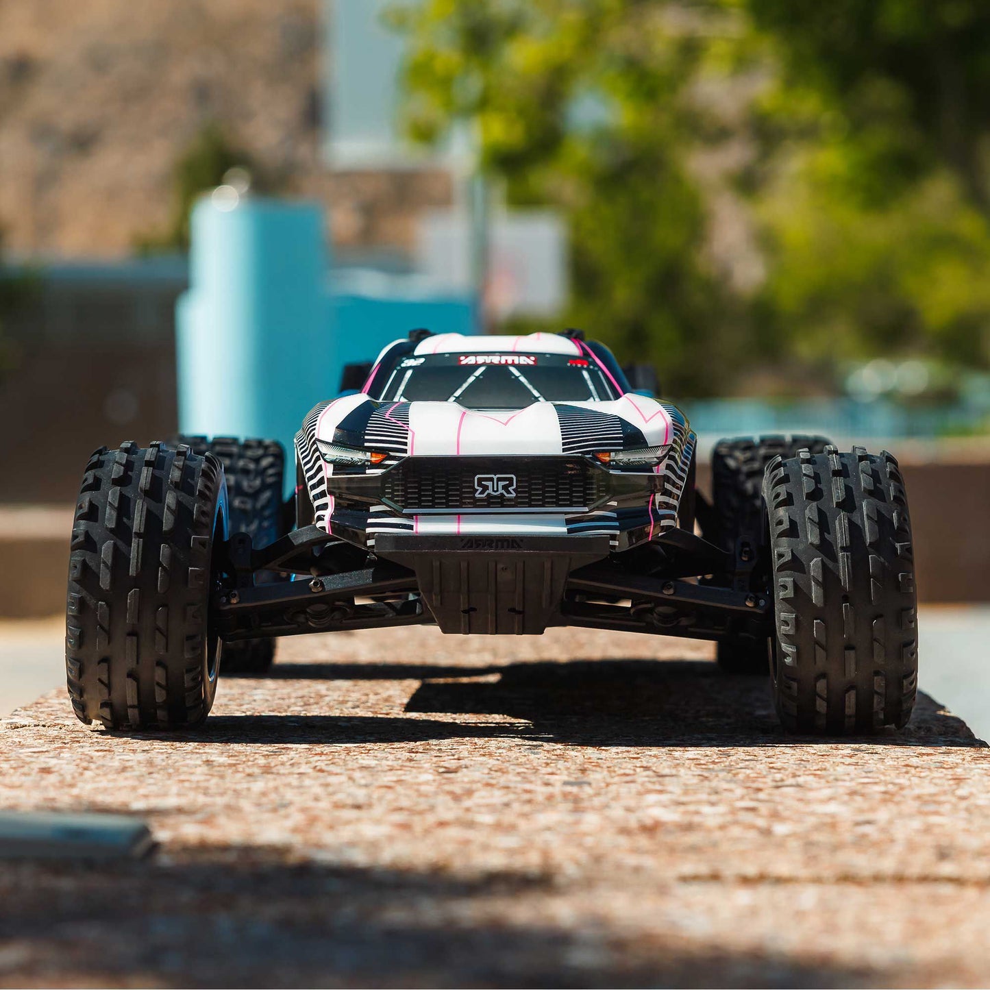 Arrma 1/10 VORTEKS 2WD RTR Brushed Stadium Truck, Blue