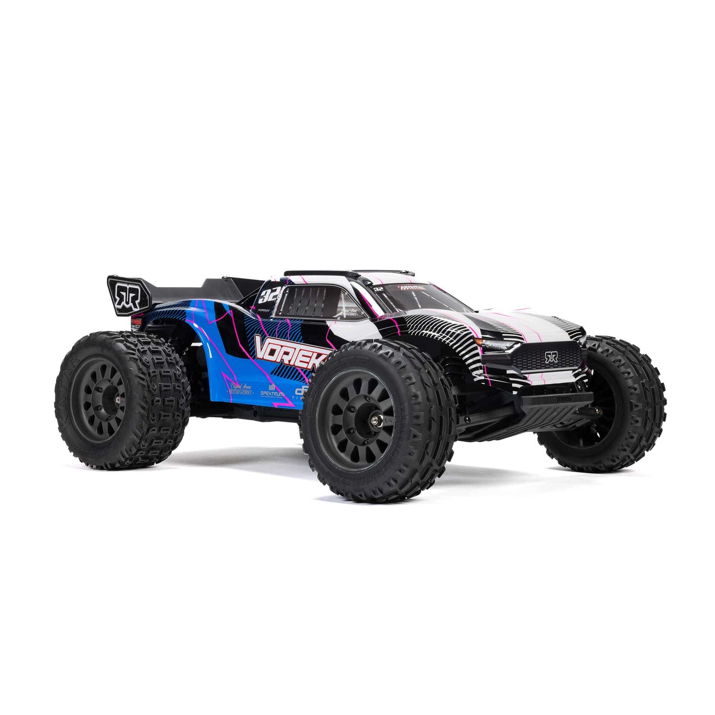 Arrma 1/10 VORTEKS 2WD RTR Brushed Stadium Truck, Blue
