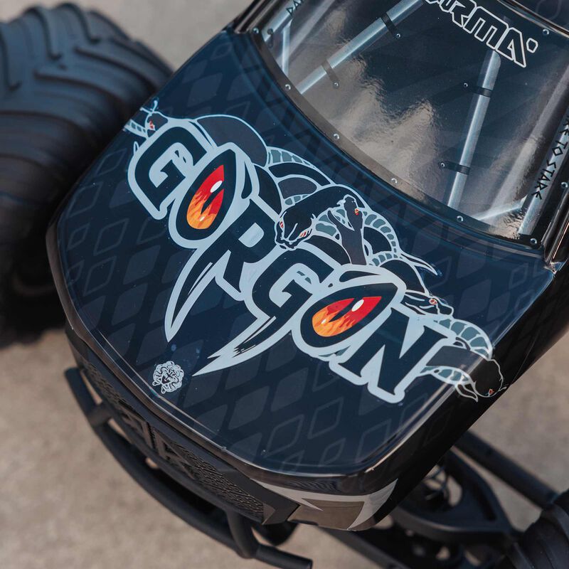 ARRMA GORGON 2wd MT 1/10 Ready to Assembly KIT SMART USB charger & Battery Gunmetal