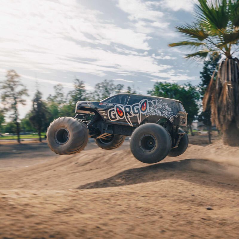 ARRMA GORGON 2wd MT 1/10 Ready to Assembly KIT SMART USB charger & Battery Gunmetal