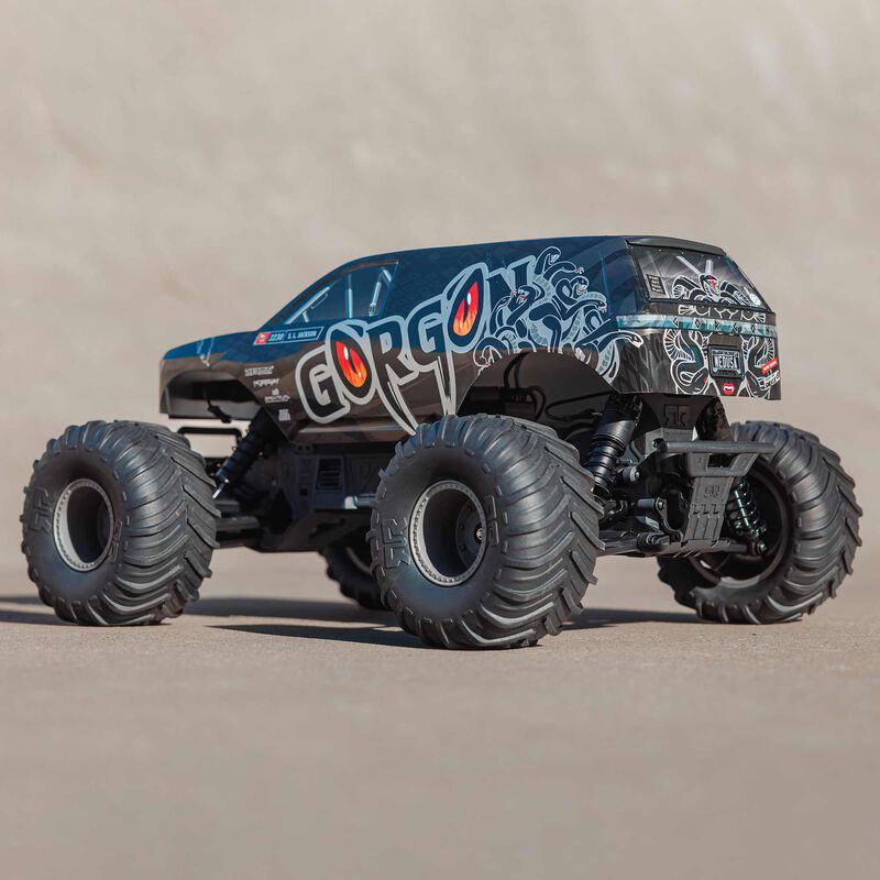 ARRMA GORGON 2wd MT 1/10 Ready to Assembly KIT SMART USB charger & Battery Gunmetal