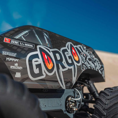 ARRMA GORGON 2wd MT 1/10 Ready to Assembly KIT SMART USB charger & Battery Gunmetal