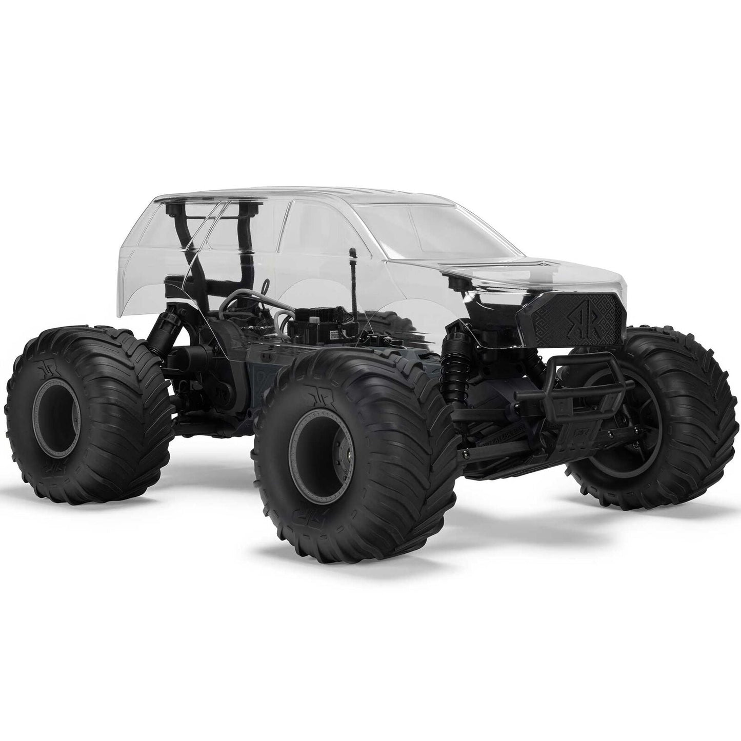 ARRMA 1/10 GORGON 2WD RTA Kit Brushed Monster Truck (Battery & Charger Included), Clear