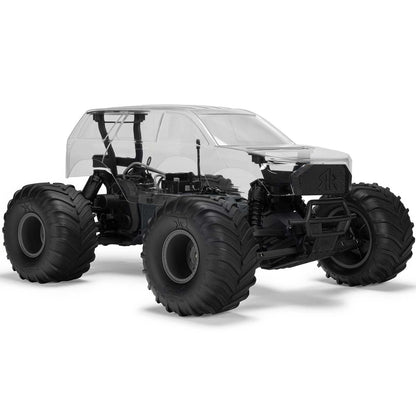 ARRMA 1/10 GORGON 2WD RTA Kit Brushed Monster Truck (Battery & Charger Included), Clear