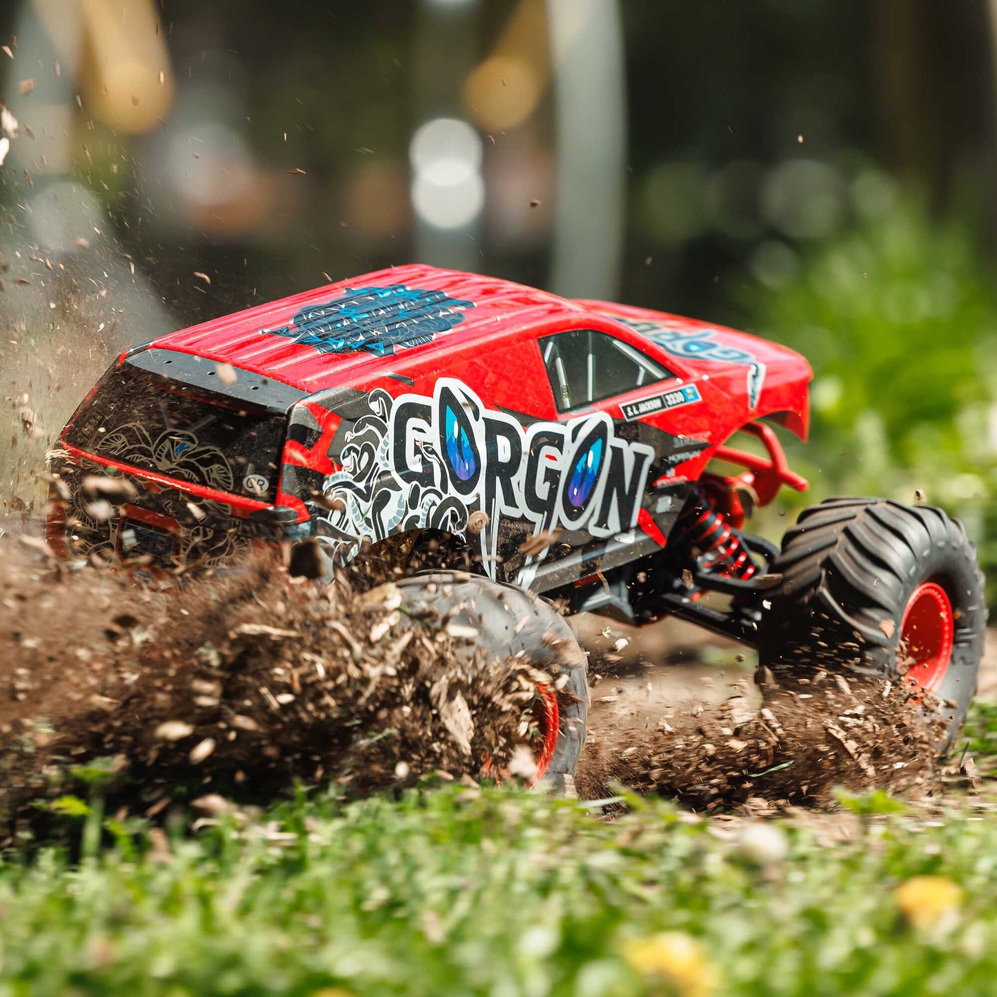 Arrma GORGON 2wd MT 1/10 RTR Smart 3300 7C S120 USB Red