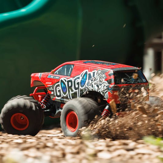 Arrma GORGON 2wd MT 1/10 RTR Smart 3300 7C S120 USB Red