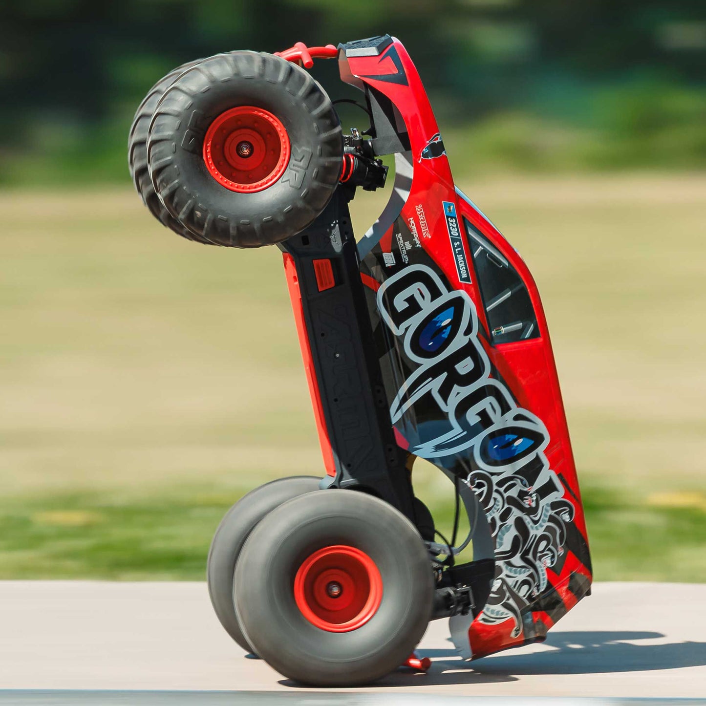 Arrma GORGON 2wd MT 1/10 RTR Smart 3300 7C S120 USB Red