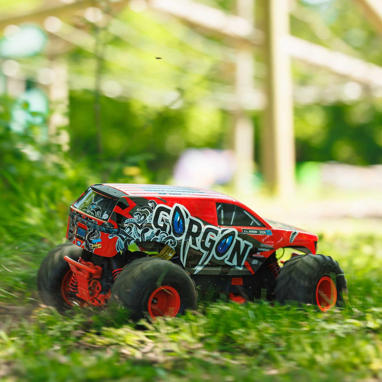 Arrma GORGON 2wd MT 1/10 RTR Smart 3300 7C S120 USB Red