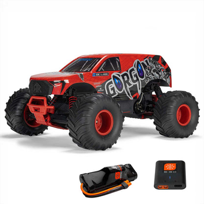 Arrma GORGON 2wd MT 1/10 RTR Smart 3300 7C S120 USB Red
