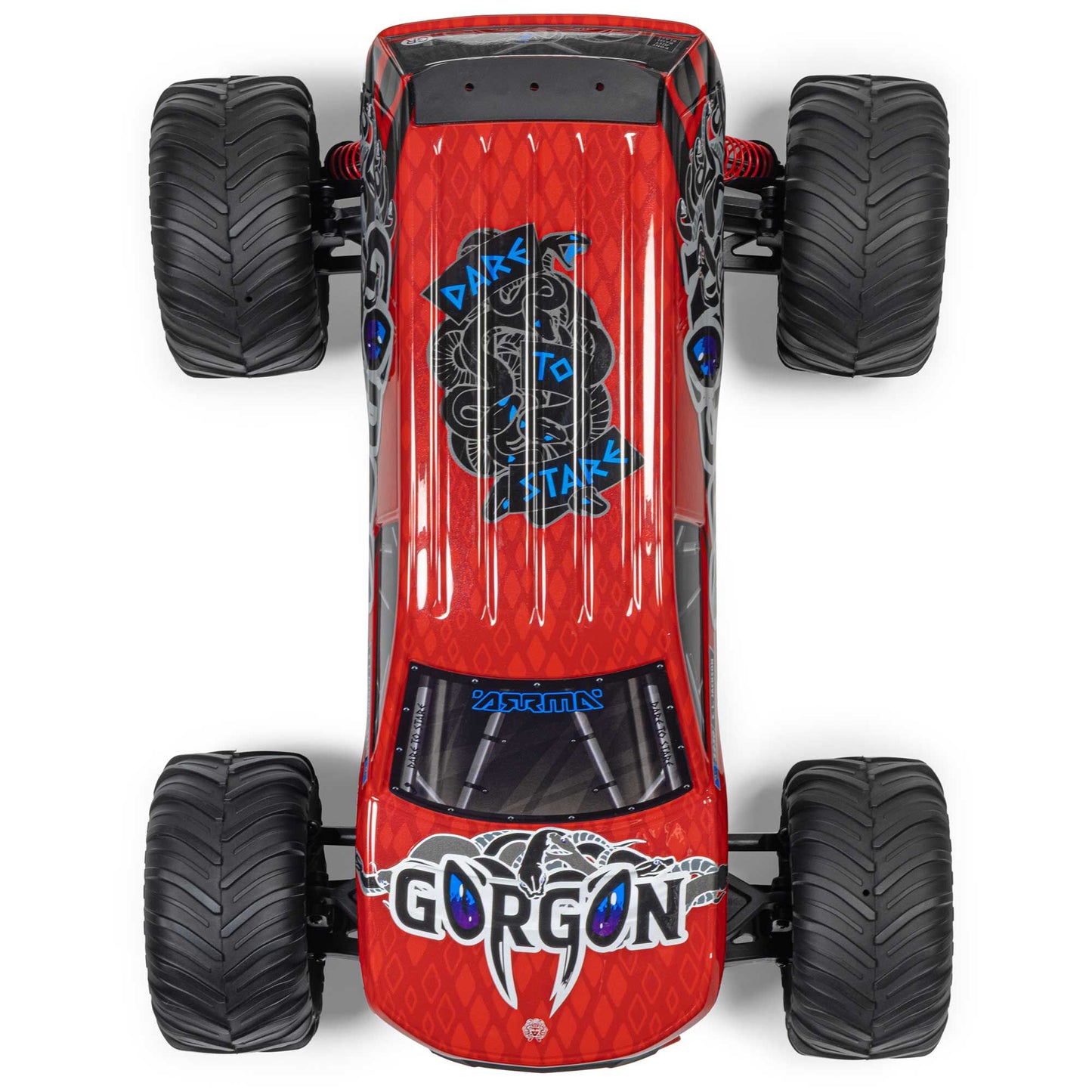 Arrma GORGON 2wd MT 1/10 RTR Smart 3300 7C S120 USB Red