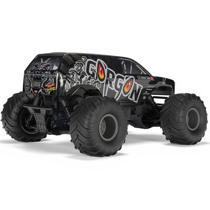Arrma 1/10 GORGON 2WD RTR Brushed Monster Truck (Battery & Charger Included), Gun Metal