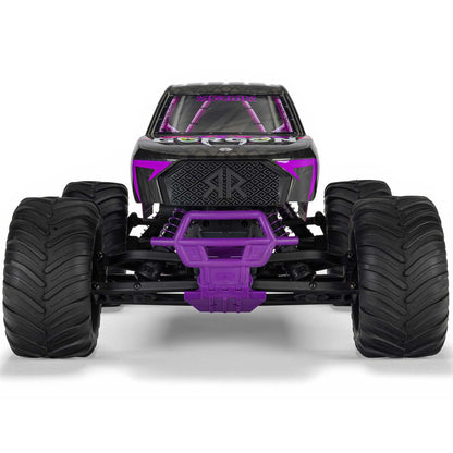 Arrma 1/10 GORGON 2WD RTR Brushed Monster Truck (Battery & Charger Included), Purple