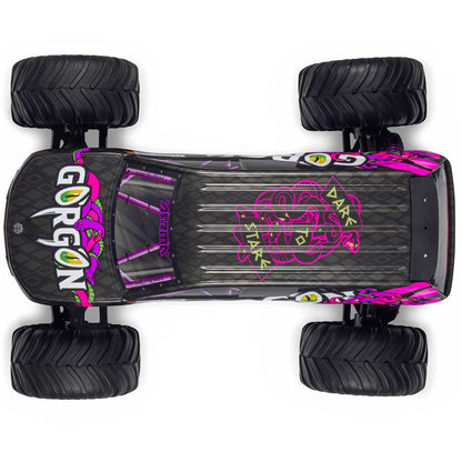 Arrma 1/10 GORGON 2WD RTR Brushed Monster Truck (Battery & Charger Included), Purple
