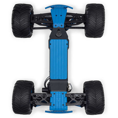 ARRMA 1/10 GORGON 2WD RTR Brushed Monster Truck (Battery & Charger Included), Blue