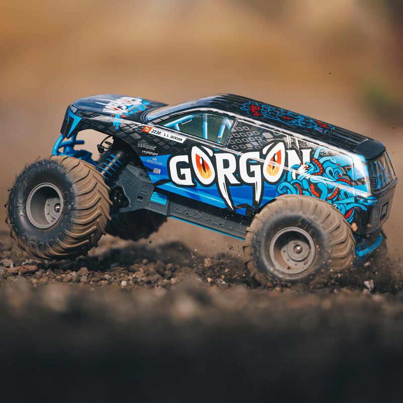 ARRMA 1/10 GORGON 4X2 MEGA 550 Brushed Monster Truck RTR