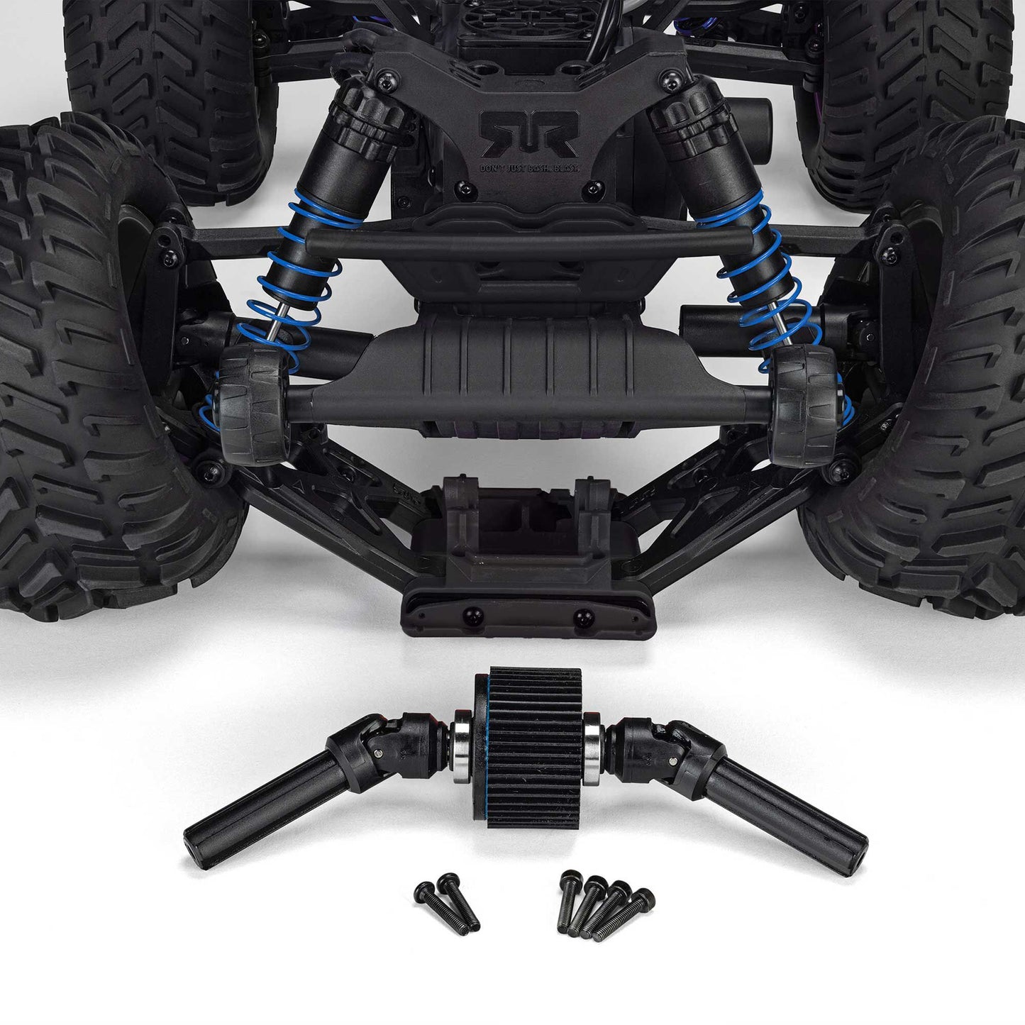 1/10 GORGON 223S 2WD RTR Brushless Monster Truck, Blue/Black