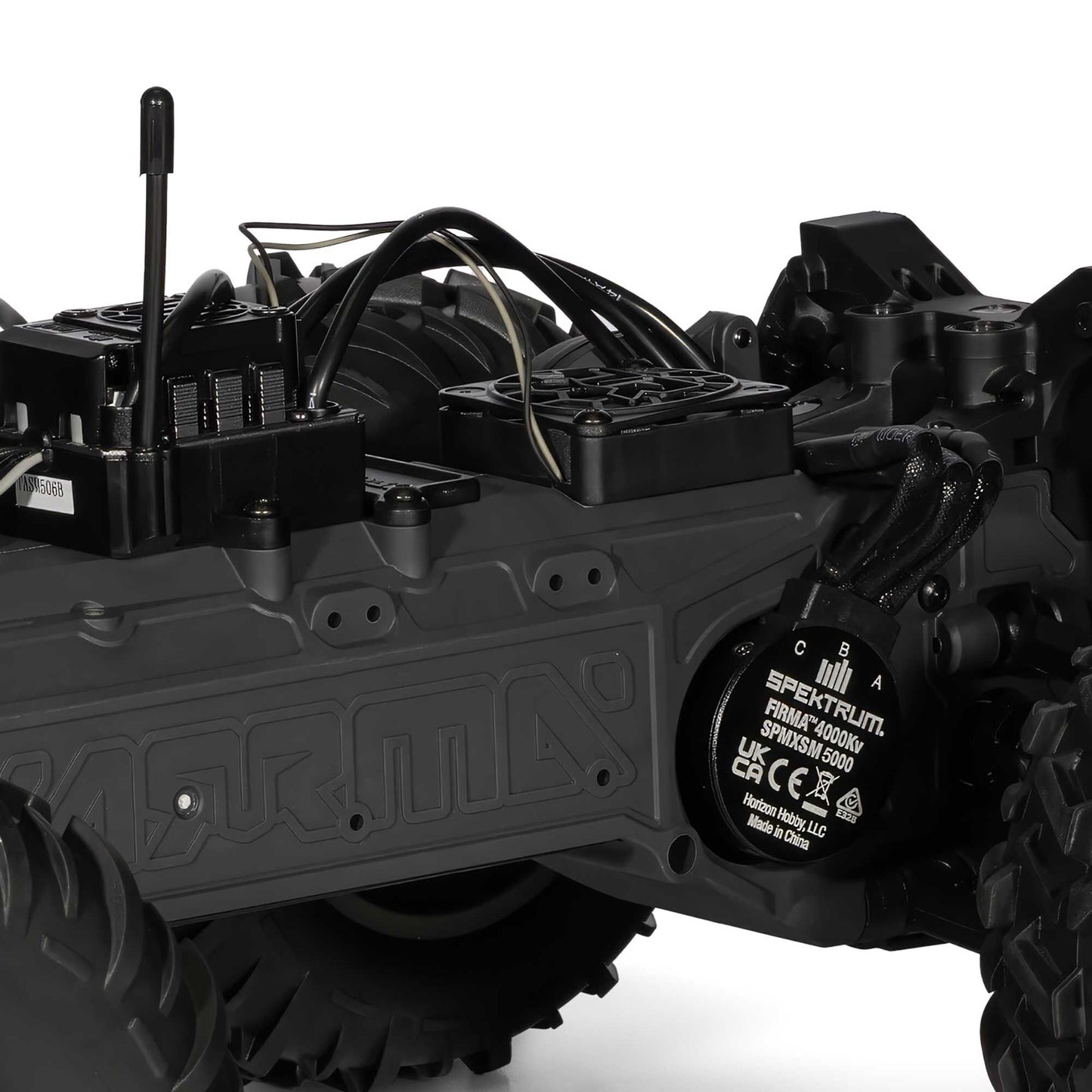 1/10 GORGON 223S 2WD RTR Brushless Monster Truck, Red/Black