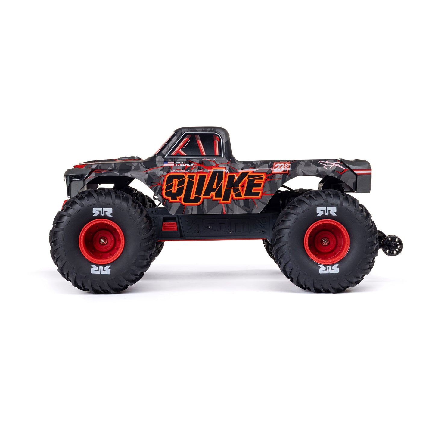 Arrma 1/10 QUAKE 223S 2WD RTR Brushless Monster Truck, Red