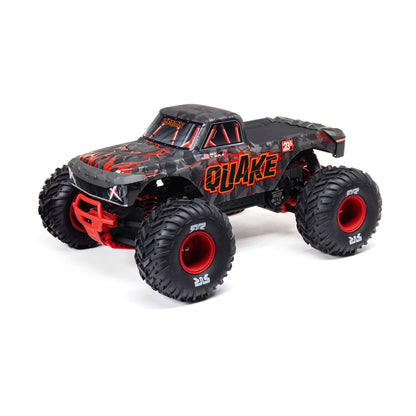 Arrma 1/10 QUAKE 223S 2WD RTR Brushless Monster Truck, Red