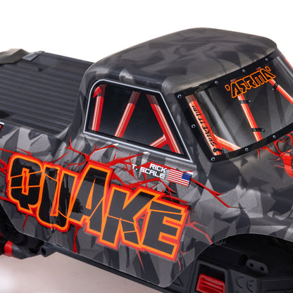 Arrma 1/10 QUAKE 223S 2WD RTR Brushless Monster Truck, Red