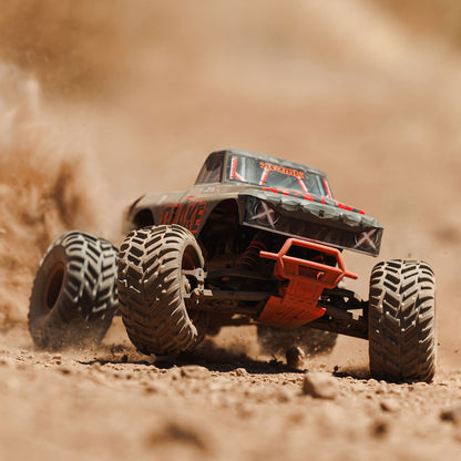 Arrma 1/10 QUAKE 223S 2WD RTR Brushless Monster Truck, Red