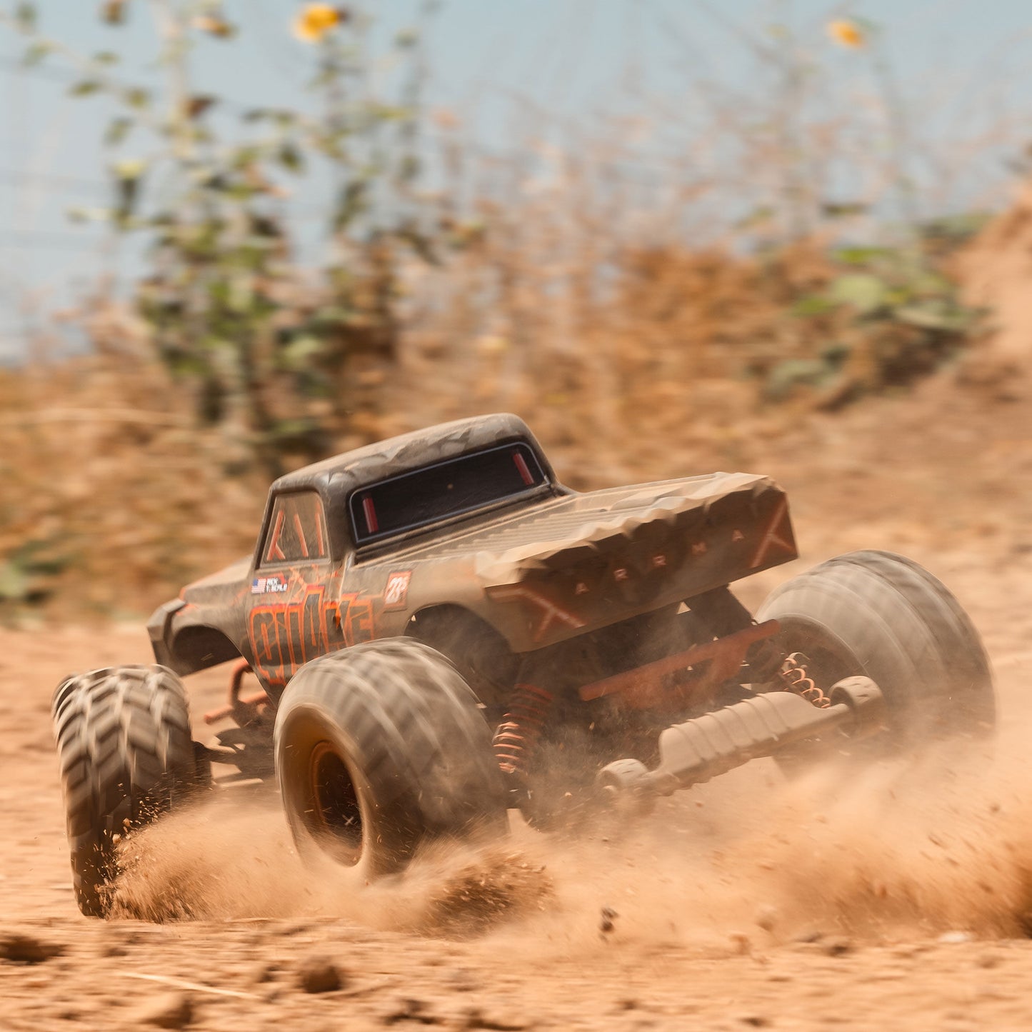Arrma 1/10 QUAKE 223S 2WD RTR Brushless Monster Truck, Red