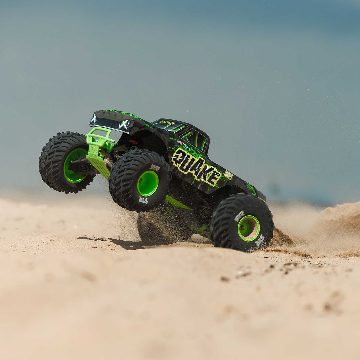 Arrma 1/10 QUAKE 223S 2WD RTR Brushless Monster Truck, Green