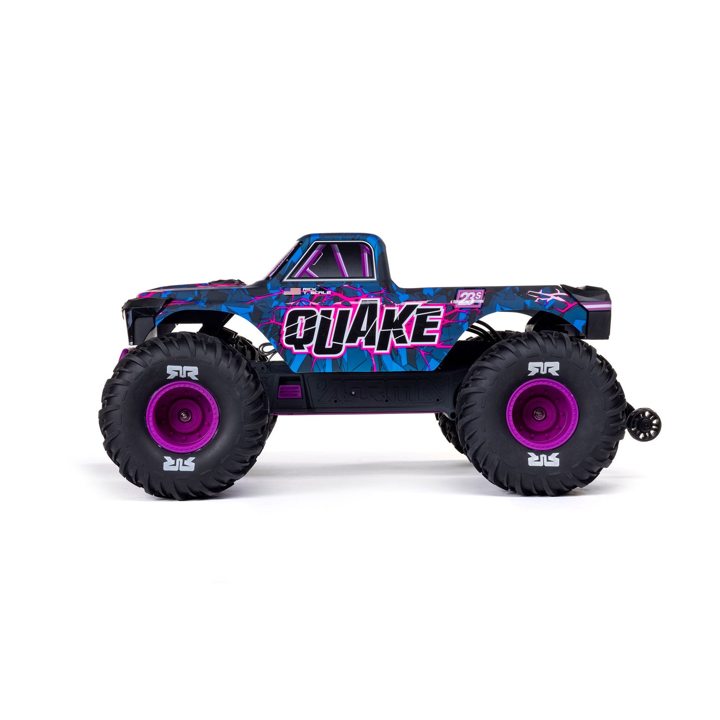 Arrma 1/10 QUAKE 223S 2WD RTR Brushless Monster Truck, Purple