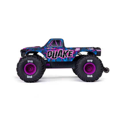 Arrma 1/10 QUAKE 223S 2WD RTR Brushless Monster Truck, Purple
