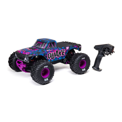 Arrma 1/10 QUAKE 223S 2WD RTR Brushless Monster Truck, Purple