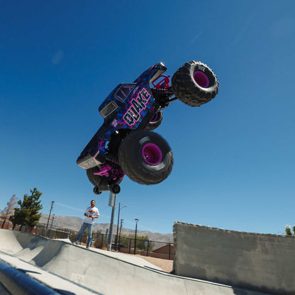Arrma 1/10 QUAKE 223S 2WD RTR Brushless Monster Truck, Purple