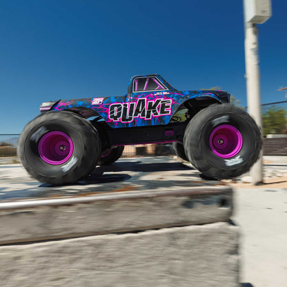 Arrma 1/10 QUAKE 223S 2WD RTR Brushless Monster Truck, Purple