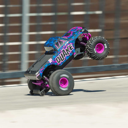 Arrma 1/10 QUAKE 223S 2WD RTR Brushless Monster Truck, Purple