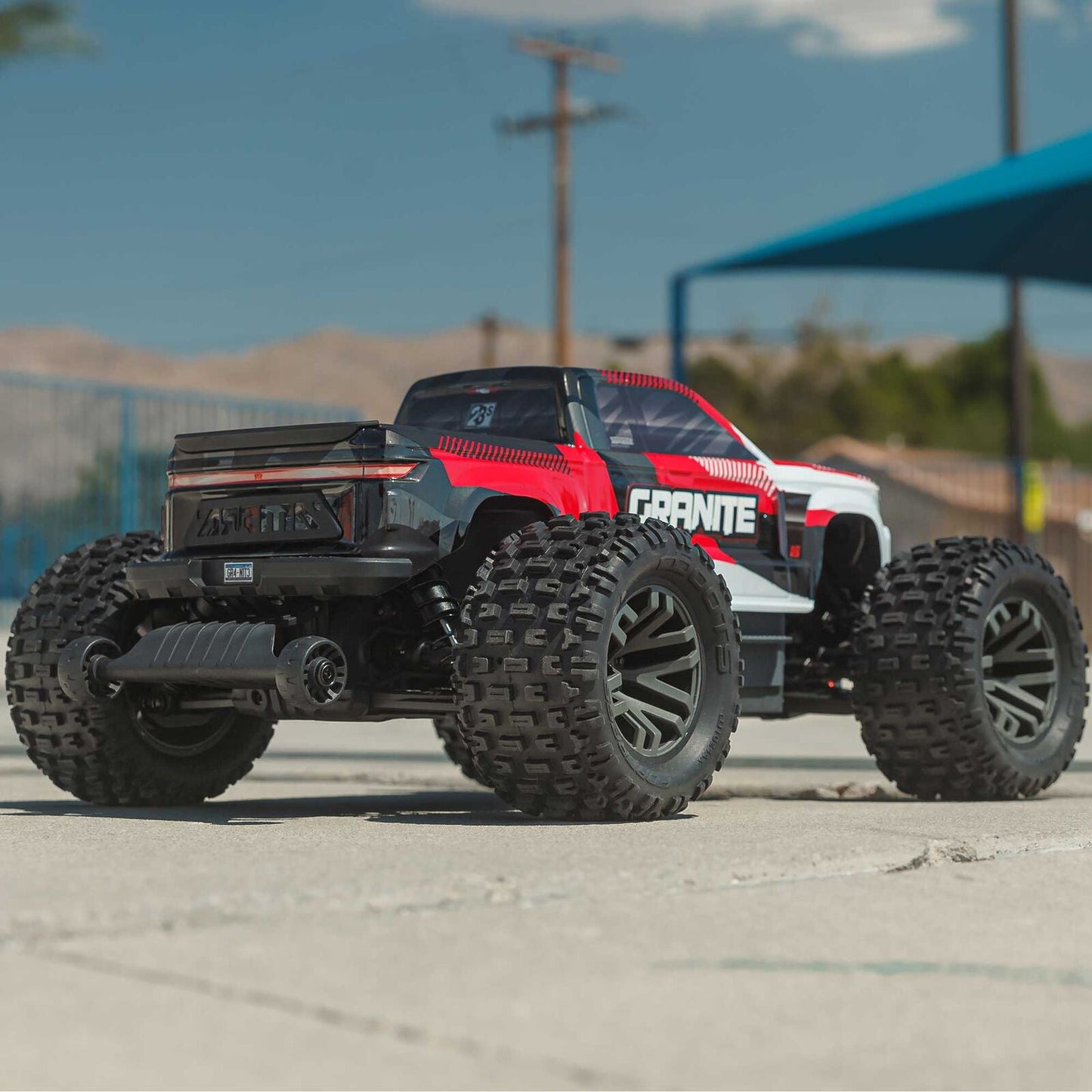 Arrma 1/10 GRANITE 223S DSC 4X4 RTR Brushless Monster Truck, Red