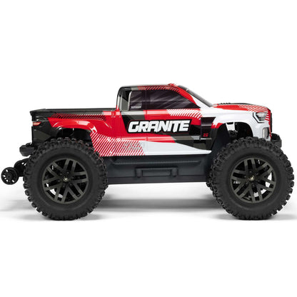Arrma 1/10 GRANITE 223S DSC 4X4 RTR Brushless Monster Truck, Red