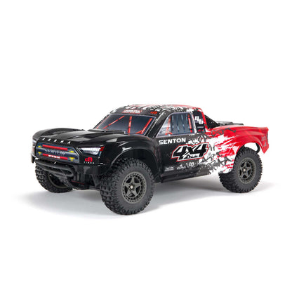 Arrma 1/10 SENTON 3S 4X4 RTR Brushless Short Course Truck, Red